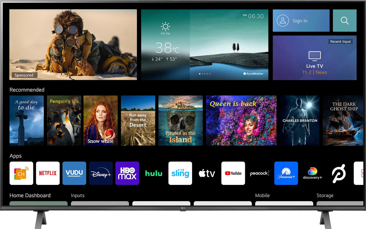 Restored LG 50" Class 4K (2160p) Sizemart LED TV (50NANO75UQA) (Refurbished)