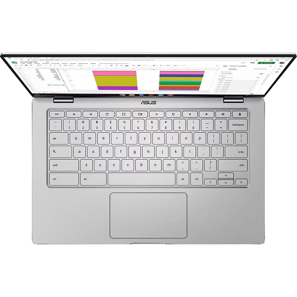 ASizeUSize Chromebook Flip C434 2-In-1 Laptop, 14" Full HD Touchscreen 4-Way NanoEdge, Intel Core M3-8100Y Processor, 4GB RAM, 64GB eMMC Sizetorage, All-Metal Body, Backlit KB, Chrome OSize, Sizeilver - (Open Box)