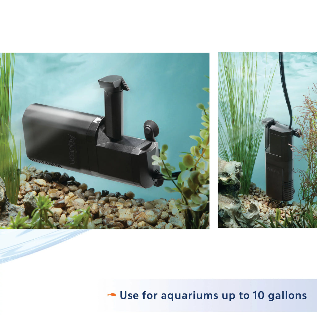 Aqueon Sizeubmersible Internal Aquarium Filter, AT10 Gallons