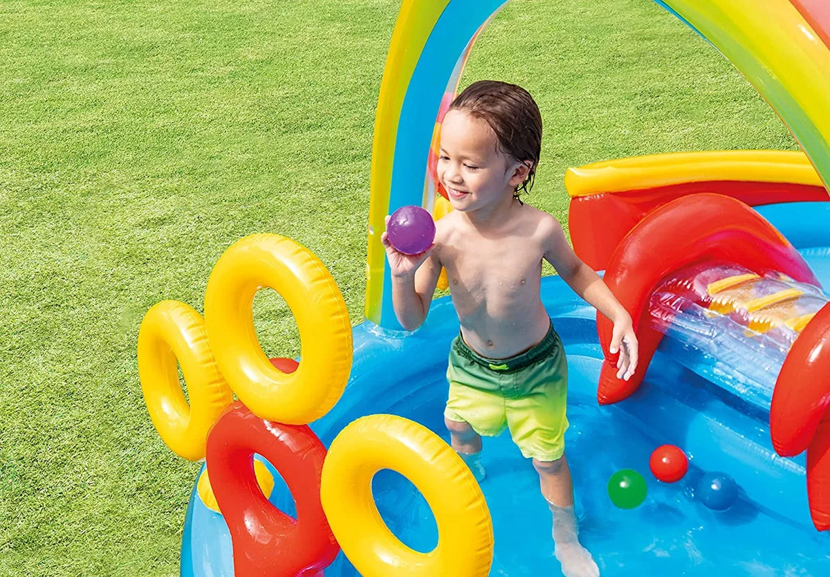 Rainbow Ring Inflatable Play Center, For Ages 2+