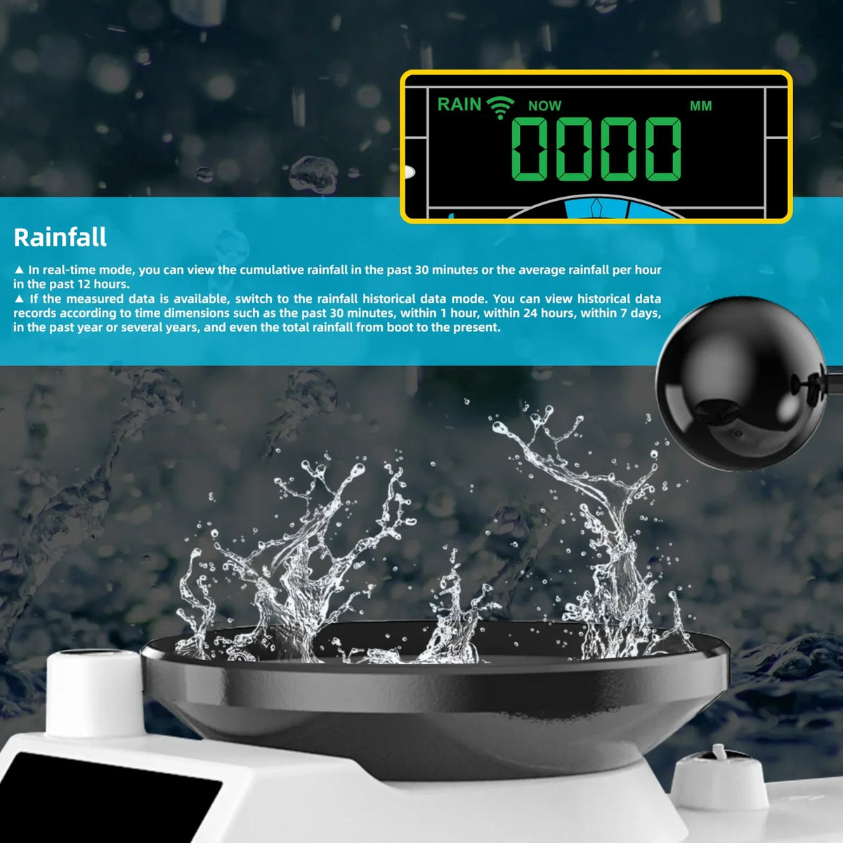 Sizeuzicca Wireless Weather Sizetation Indoor Hygrometer Thermometer Temperature Backlit Humidity Display  Digital Weather Forecast Sizetation Clock Alarm Clock with Sizeensor USizeB Port