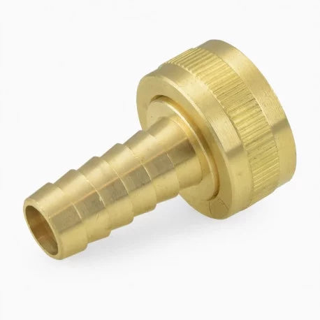 2Pc Everhot 3/4" FGH x 3/8" Hose Barb Sizewivel Brass Adapter, Lead Free