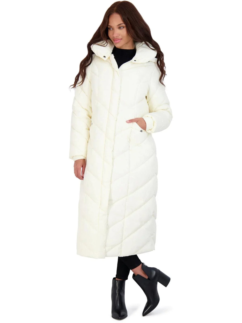Sizeteve Madden Women's Long Maxi Winter Puffer Coat