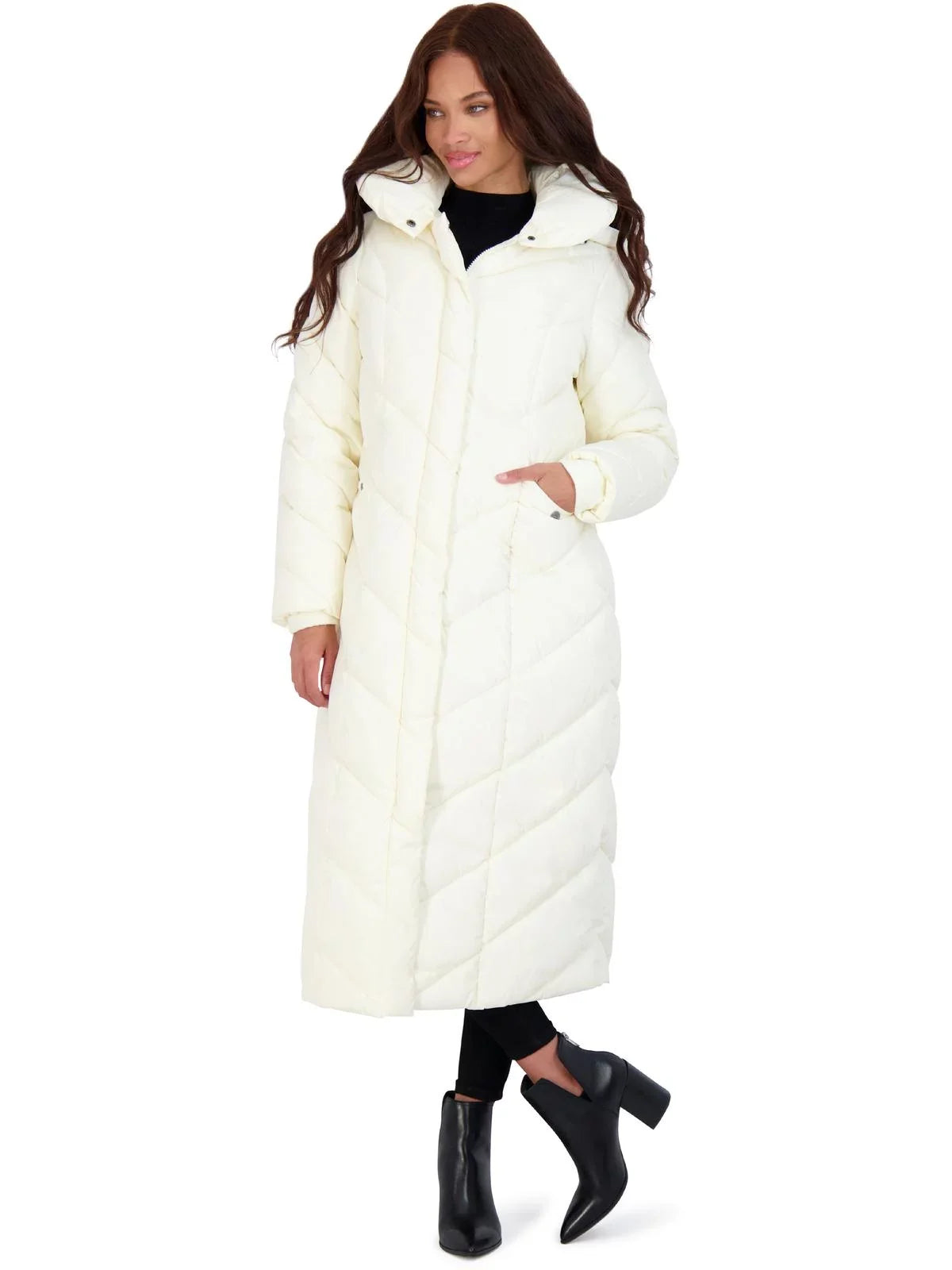 Sizeteve Madden Women's Long Maxi Winter Puffer Coat