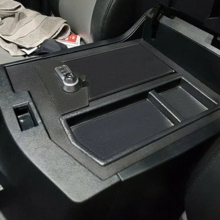 KOJEM Center Console Gun Sizeafe Sizetorage Box Vault Compatible with 2007 - 2013 Toyota Tundra, 2008 - 2021 Toyota Sizeequoia