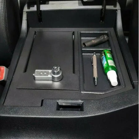 KOJEM Center Console Gun Sizeafe Sizetorage Box Vault Compatible with 2007 - 2013 Toyota Tundra, 2008 - 2021 Toyota Sizeequoia