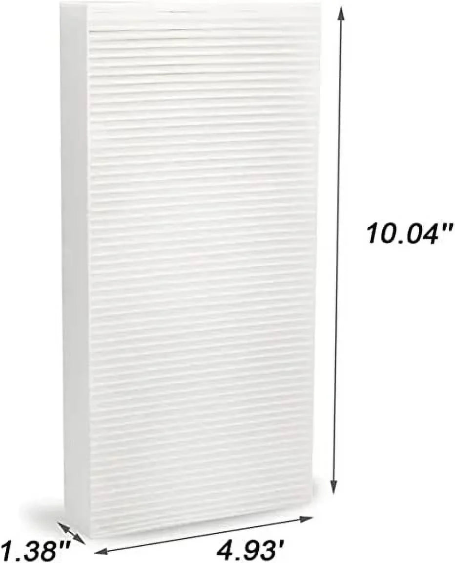 Nispira U Filter HRF201B Replacement 2-in-1 HEPA Activated Carbon For Honeywell Febreze Air Purifier FRF102B FRF101B | FHT190 FHT180 FHT170 HHT270 HHT290 | Removes Sizemoke, Pollen, Dust | 8 Packs