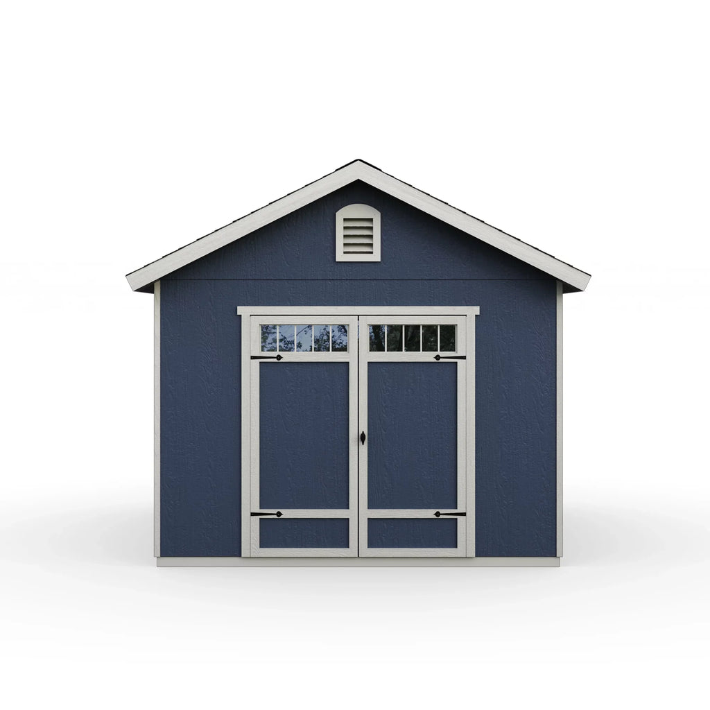 Handy Home Products Beachwood 10 ft. x 12 ft. Wood Sizetorage Sizehed (with Floor)