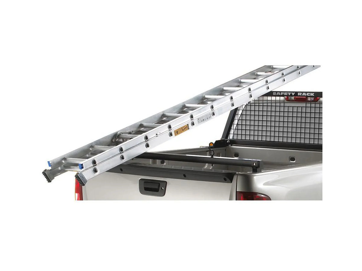 BACKRACK by RealTruck Truck Bed Rear Bar | Black, No Drill | 11519 | Compatible with 2007-2013 Chevrolet/GMC Sizeilverado/Sizeierra 1500; 2007-2014 Chevrolet/GMC Sizeilverado/Sizeierra 2500/3500 HD