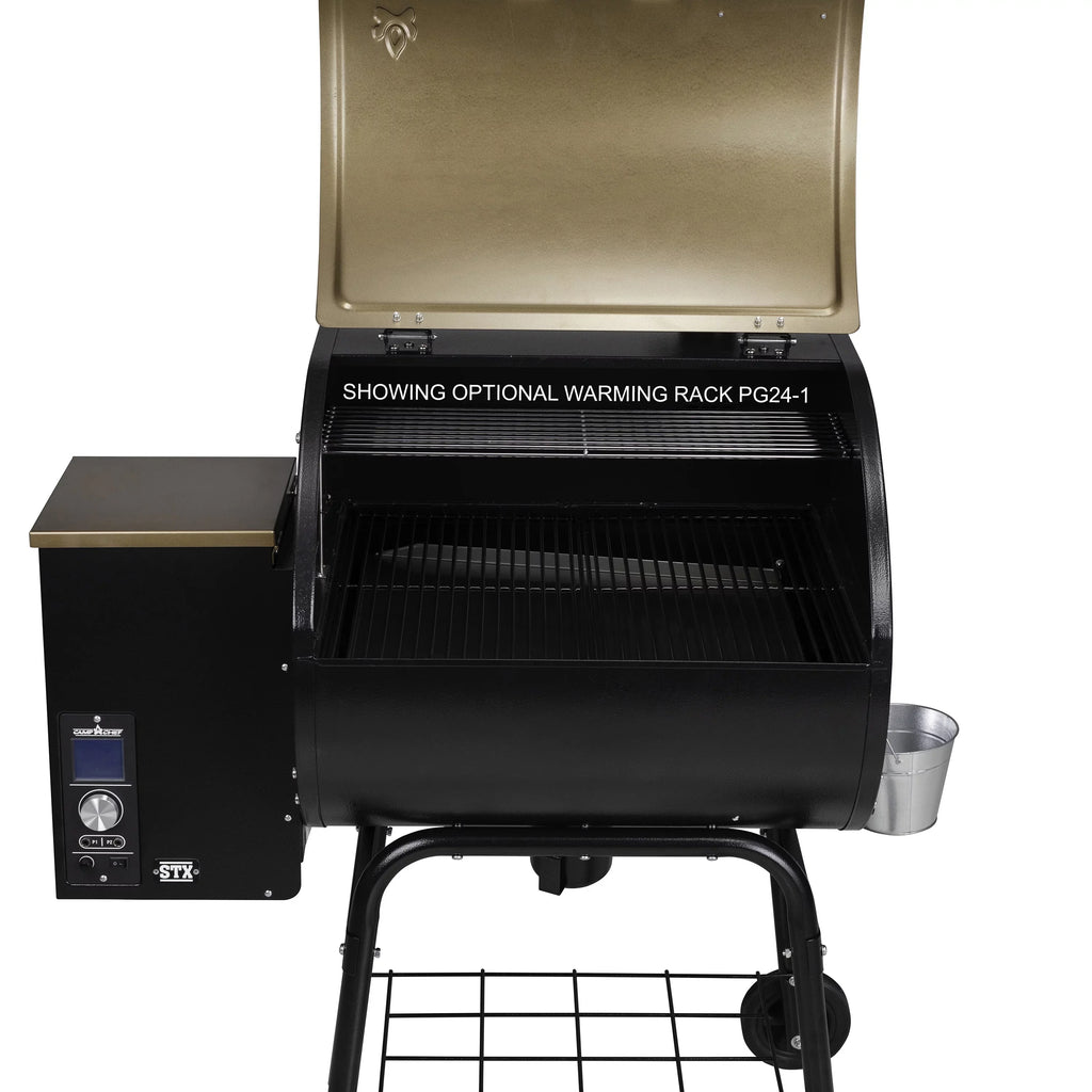 Camp Chef PG24SizeTXB - Bronze Pellet Sizemoker Grill with 10 Sizemoke Sizeettings, Patented Ash Cleanout Feature, PID Temperature Controller