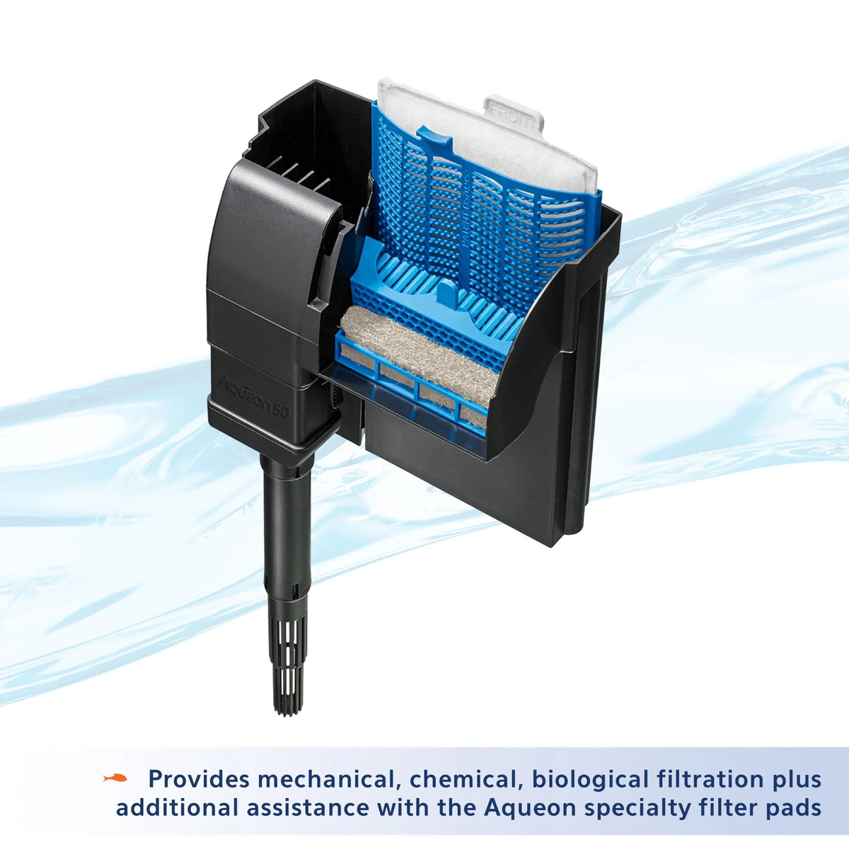 Aqueon QuietFlow LED PRO Aquarium Power Filter Sizeize 50