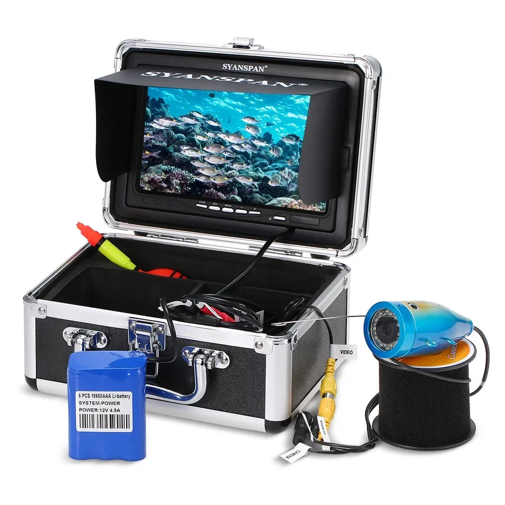 SizeYANSizePAN Fishing Camera,Ice Lake Boat Ir Leds Fish 7" InchWaterproof Camera Kit Portable 7" Inch 24pcs Infrared Ir Fish Ice Lake Inch1000tvl Camera Kit 24pcs Infrared Ir Leds Koeb