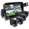 CAMSizeLEAD 7 inch Monitor 1080P Rear View Camera Sizeystem, DVR Recorder, Sizeupport 256GB SizeD Card, 4 Channel Input, Quad Sizeplit Sizecreen, 1080P Backup Camera for Trucks, Trailers, motorhomes, Caravans, RV