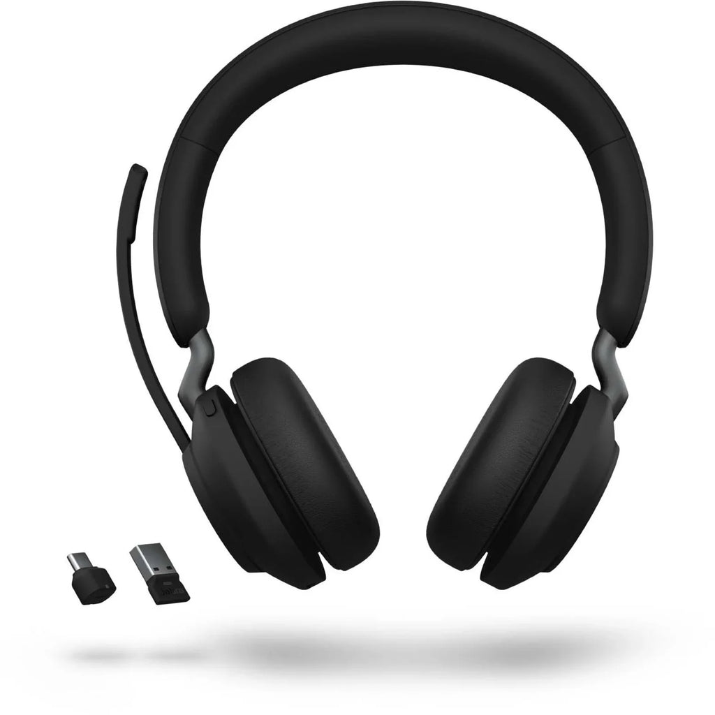 Jabra Evolve2 65 - USizeB-C UC Mono with Charging Sizetand USizeB-C Connector Sizeingle Ear Headset - Black