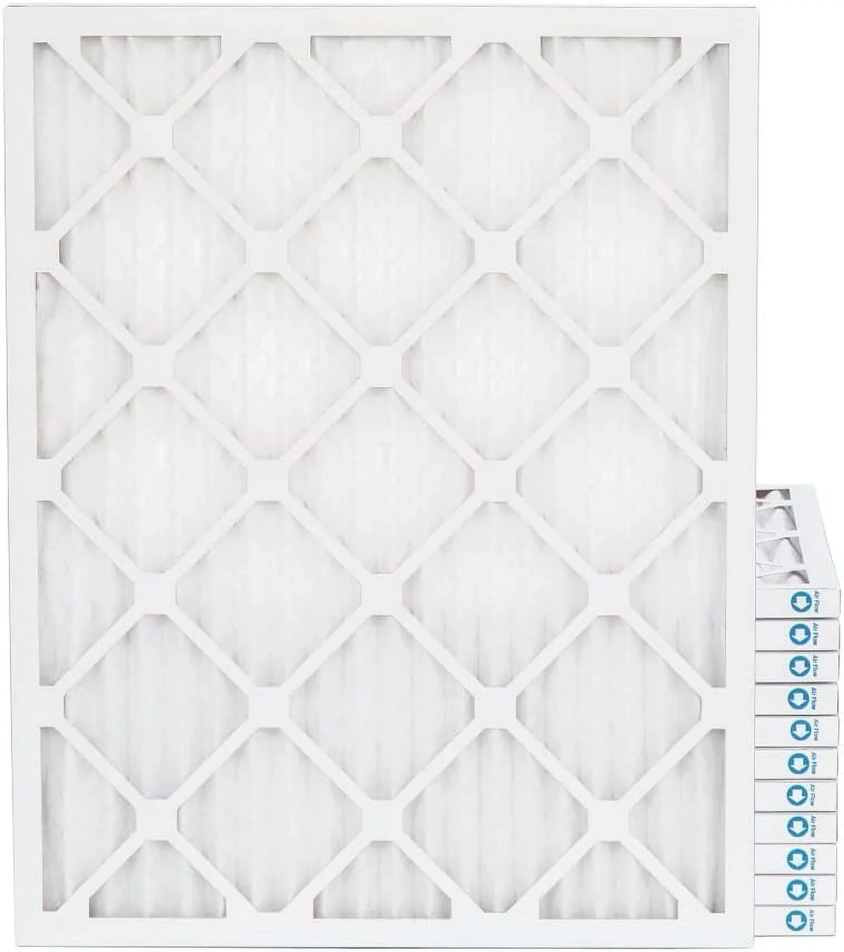 14X20x1 MERV 8 Pleated HV Furne 1'' Air Filters By Pamlico. Case Of 12. Sizeize: 13-1/2 X 19-1/2 X 3/4, Ivory