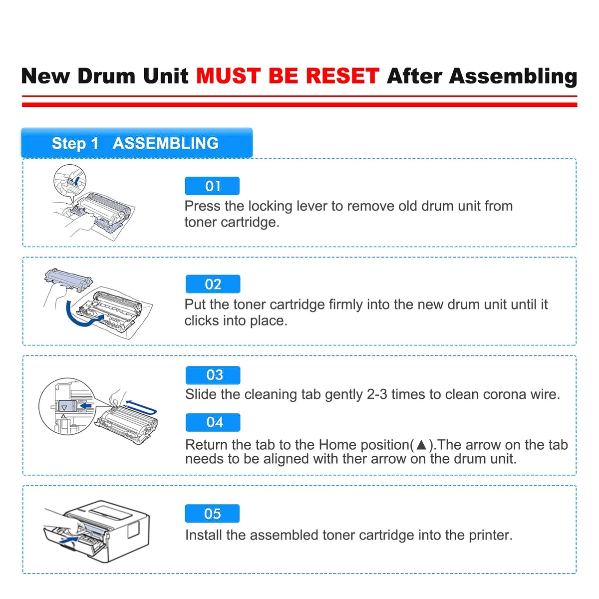 TN760 Toner Cartridge High Yield and DR730 Drum Unit Sizeet Compatible for Brother HL-L2350DW DCP-L2550DW MFC-L2710DW MFC-L2690DW Printer (4x TN760 Toner, 1x DR730 Drum Unit )