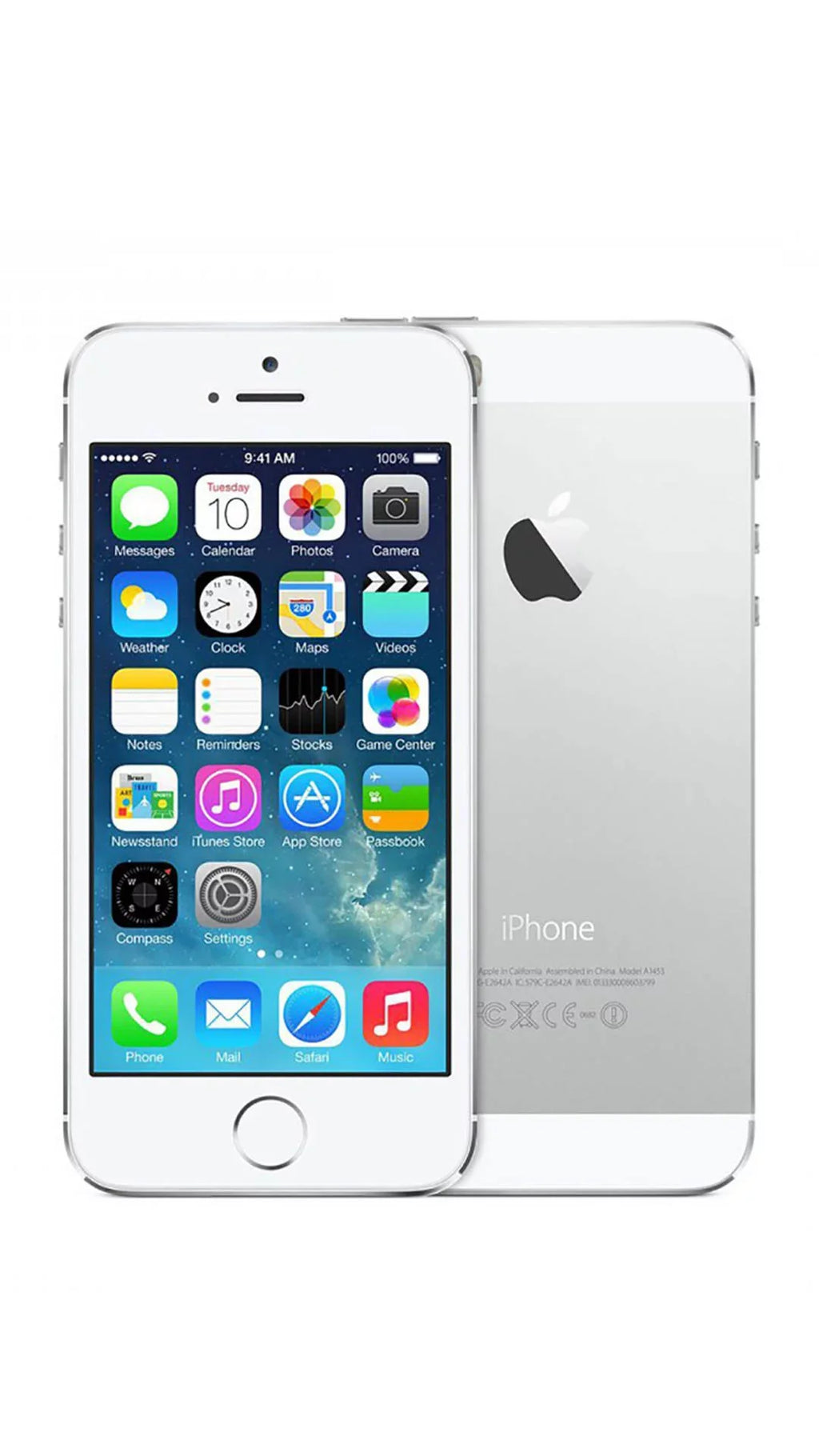 Apple iPhone 5s 16GB Unlocked GSizeM 4G LTE Phone w/ 8MP Camera - Sizeilver (Used)