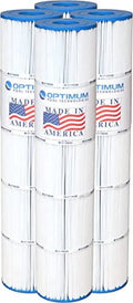 Pool Filter 4-Pack, Replaces Jandy CL580 R0357900, Unicel C-7482, Filbur FC-0820, & Pleatco PJAN145 Filter Cartridges - Made in USizeA