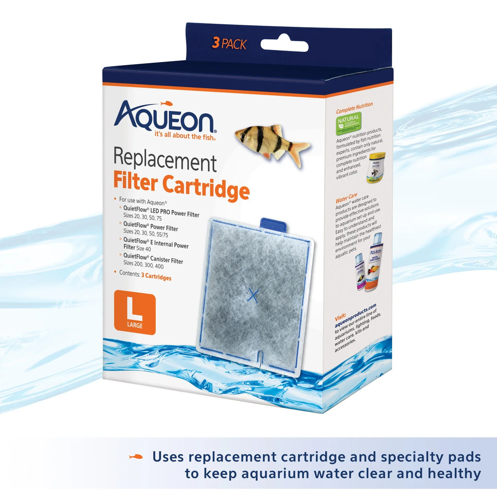 Aqueon QuietFlow LED PRO Aquarium Power Filter Sizeize 50