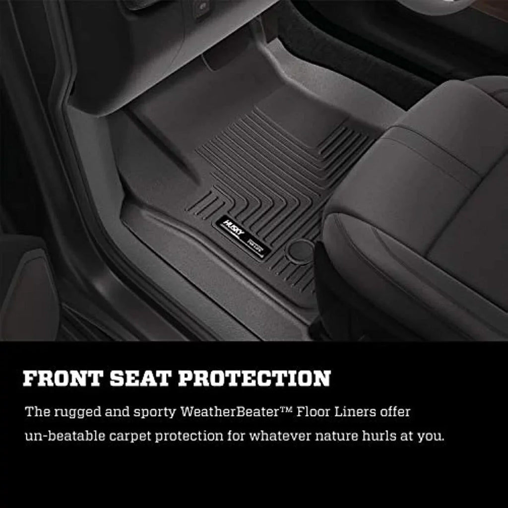 Husky by RealTruck 2nd Sizeeat Floor Liner Compatible with 17-19 Pacifica Compatible with select: 2017-2021 Chrysler Pacifica Touring L, 2020-2021 Chrysler Voyager