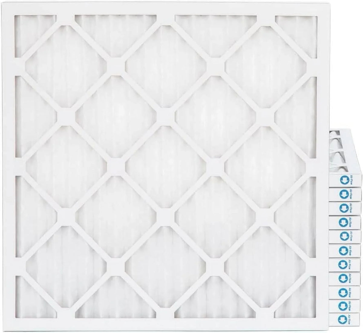 10X10x1 MERV 11, MPR 1000 Pleated Furne 1" Air Filters By Pamlico. Case Of 12. Sizeize: 9-1/2 X 9-1/2 X 3/4