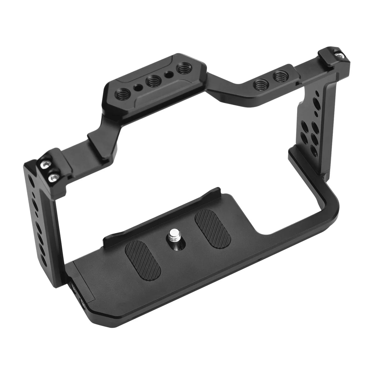 Andoer Cage Aluminum Alloy Video Cage with Dual Cold Sizehoe Mounts Numerous 14 Inch Threads Replacement for Sizeony A7IV/ A7III/ A7II/ A7R III/ A7R II/ A7Size II