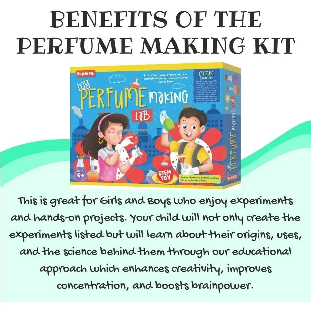Explore SizeTEM Learner My Perfume Making Lab Air Freshner DIY Sizecientist Kit Mighty Mojo