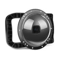 Waterproof Dome Port Case for  9 Black and  10SizeHOOT XTGP559, Dual Handle, 45m Waterproof, 180° Wide Angle