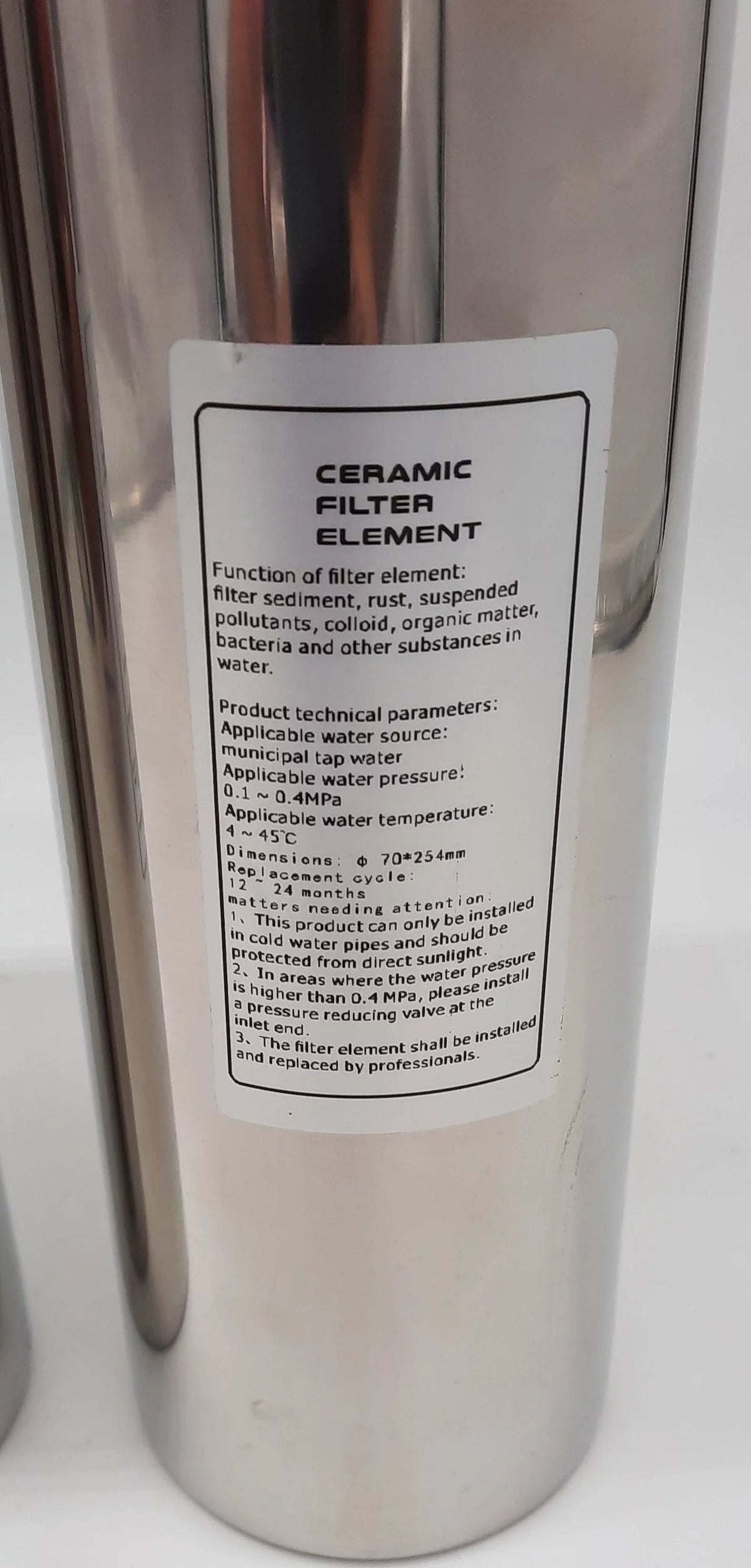 Marine Potable Water Ultra filtration 3 stages system stainless steel