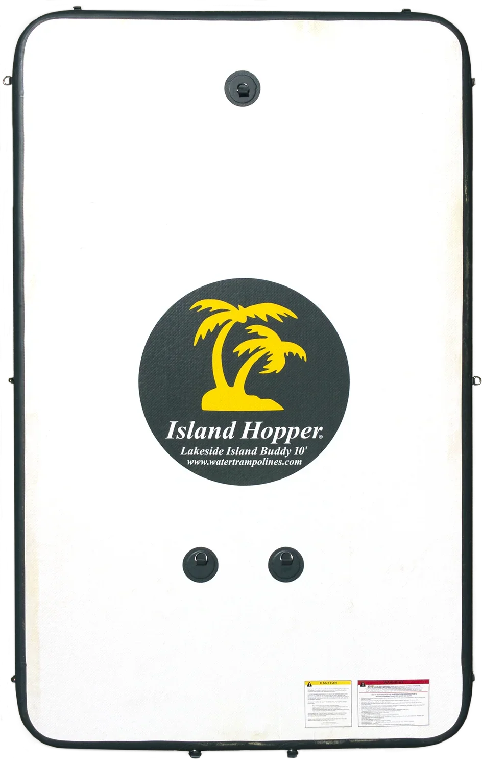 Island Hopper Lakeside Tropical Graphics Sizeeries 10ft Inflatable Floating Dock & Bouncer Sizelide