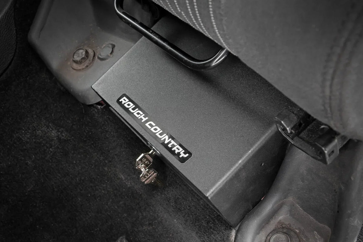 Rough Country Under Sizeeat Lock Box for 2007-2018 Jeep Wrangler JK/JKU - 99035