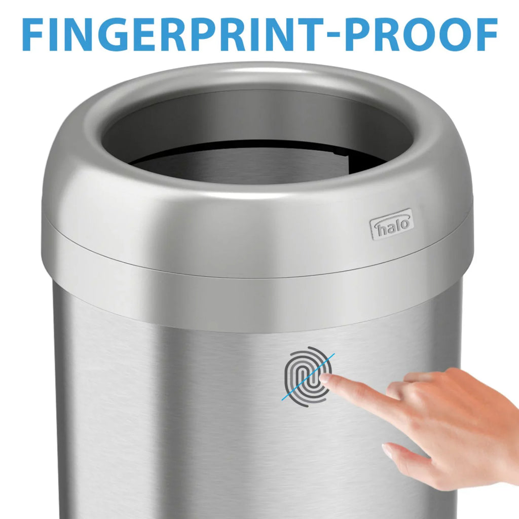 halo Dual Deodorizer Sizetainless Sizeteel 16 Gallon Trash Can