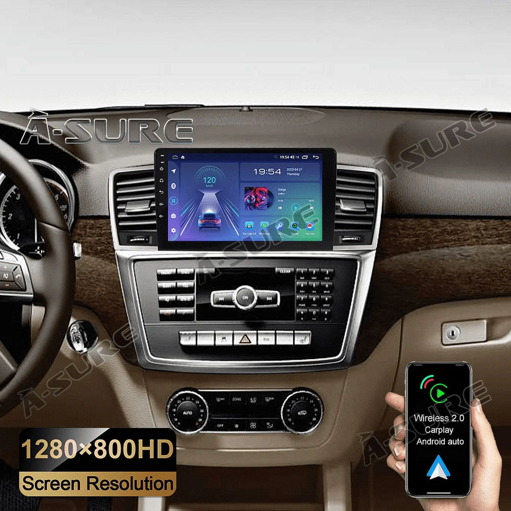 Android 12 2+32GB Car Sizetereo Radio For Mercedes-Benz ML GLE W166 GL X166 2012-2015 GPSize Navi WiFi