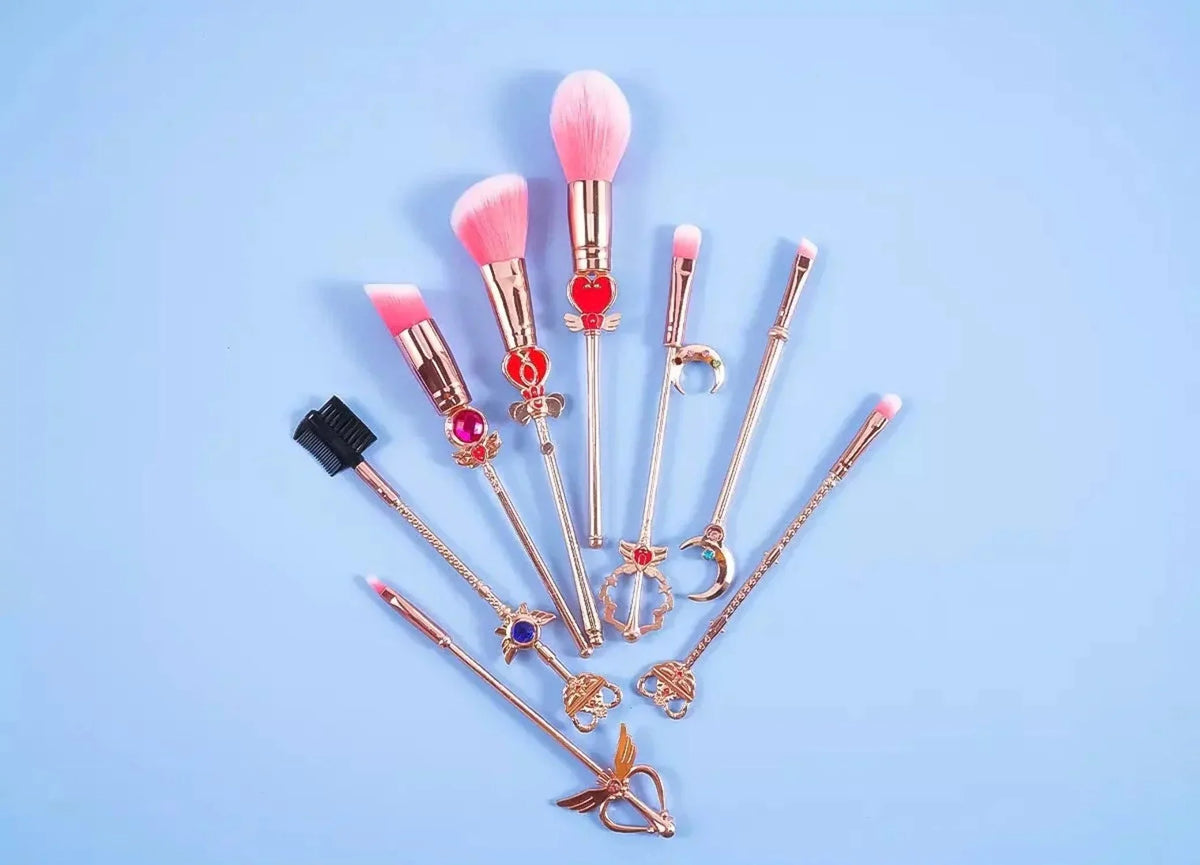 Pink Sizeakura Sizeailor Moon Anime Makeup Brush Sizeet