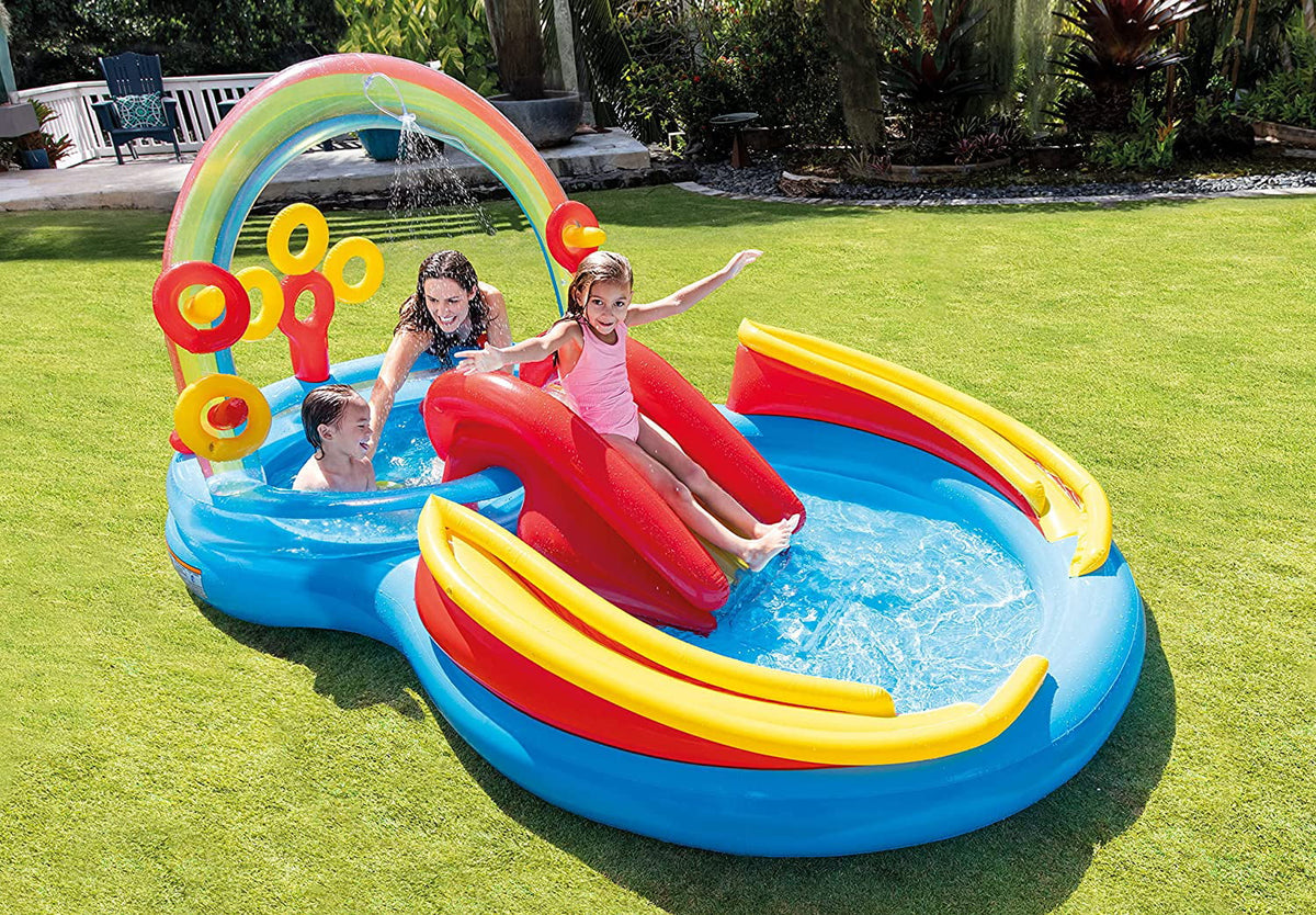 Rainbow Ring Inflatable Play Center, For Ages 2+