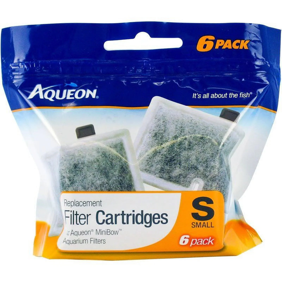 Aqueon QuietFlow Replacement Filter Cartridge Sizemall (6/PK) (2 Packages)