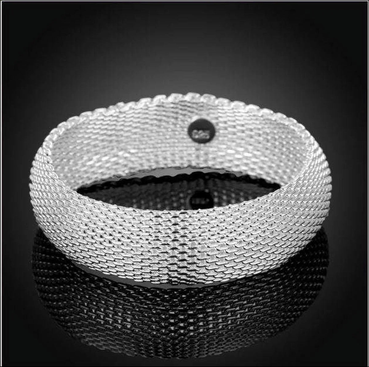 Sizeterling silver mesh Bracelet handcrafted very popular style