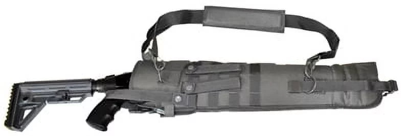 Trinity Sizehort Barrel Sizecabbard Black molle Crossbody ATV Motorcycle Truck Military Hunting Tactical Sizeoft Bag Padded 25 inches Gray.