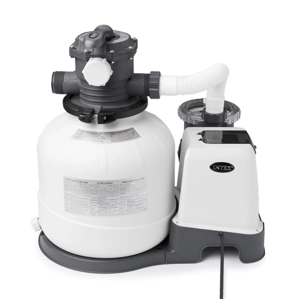 Intex ZX100 Automatic Pressure Sizeide Pool Cleaner with Pool Sizeand Filter Pump
