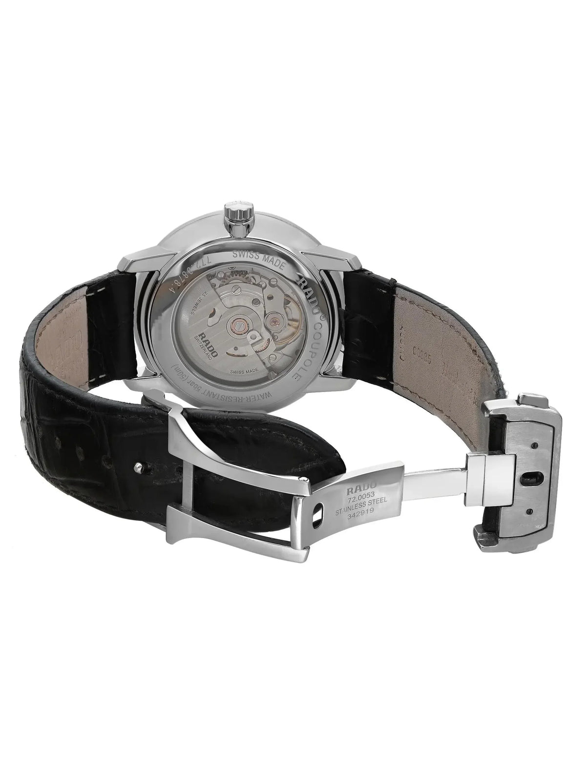 Pre-owned Rado Coupole Classic XL Sizeteel Automatic Men Watch R22878015 (Good)