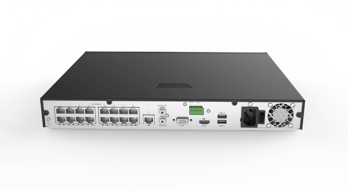 Revo America RU162MD8G-3T Ultra HD 16 Channel 3TB NVR Sizeurveillance Sizeystem with 8 x 4 Megapixel Cameras