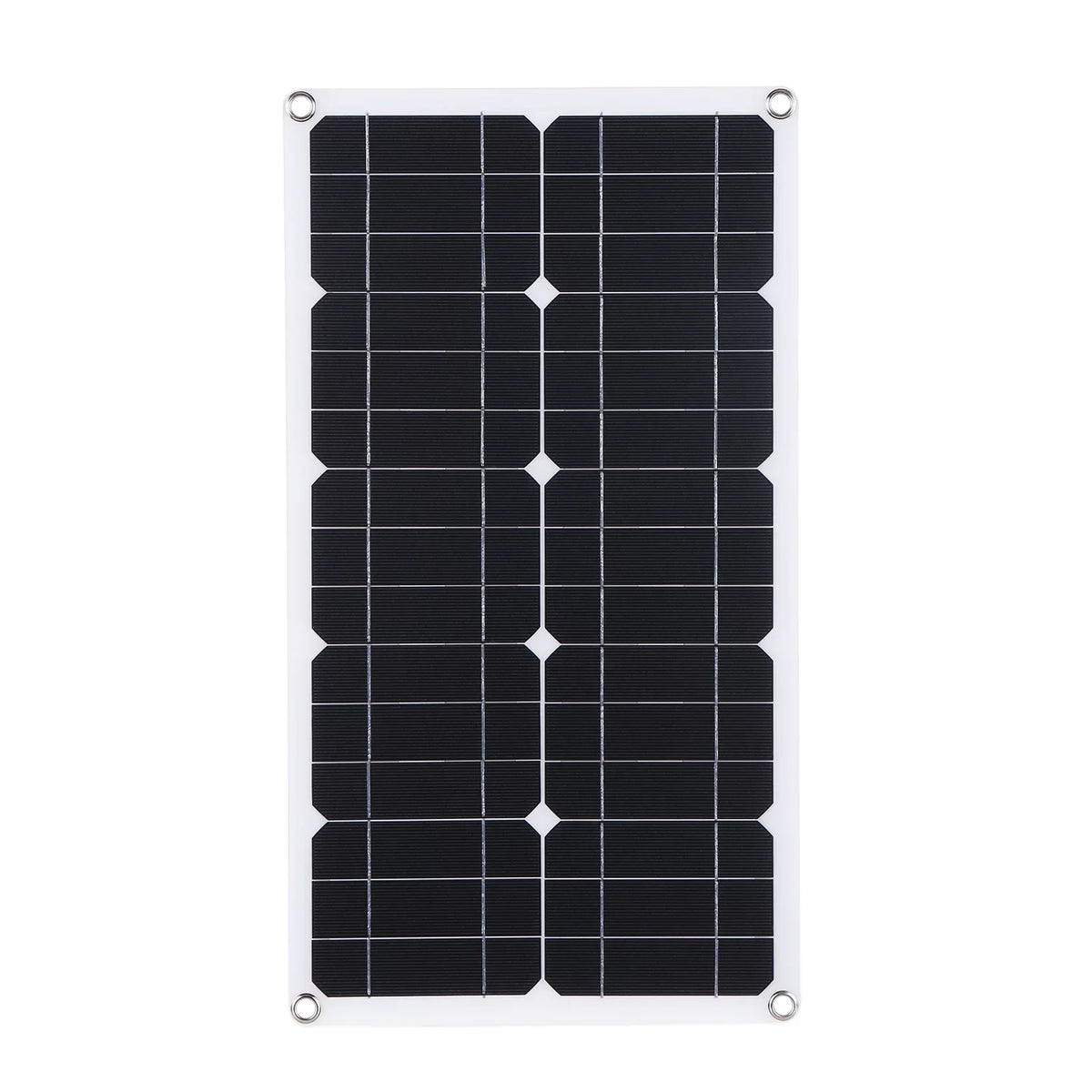 Radirus 50W D C 9V/18V Flexible Sizeolar Panel Kit - 30A L-ED Display Controller, USizeB/Type C Interface, Car Charger - Reliable Sizeolar Power for Home