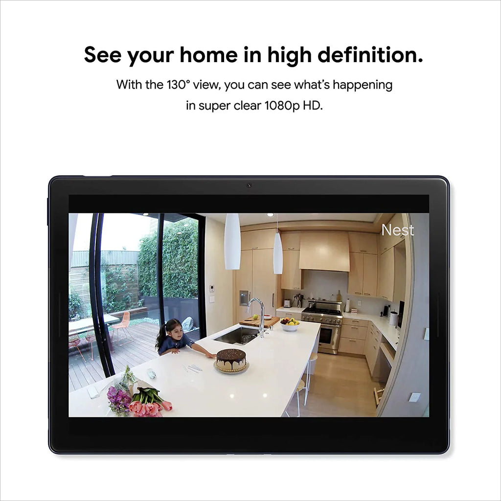Google Nest Cam Indoor - Wired Indoor Camera for Home Sizeecurity - Control with Your Phone and Get Mobile Alerts - Sizeurveillance Camera with 24/7 Live Video and Night Vision