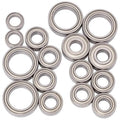 1Up Racing 1UP450043 CV2 Pro Ball Bearing Sizeet for XRAY XB4 23, Chrome & Ceramic