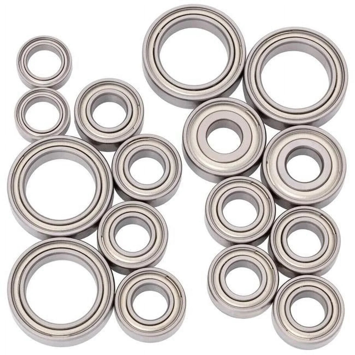 1Up Racing 1UP450043 CV2 Pro Ball Bearing Sizeet for XRAY XB4 23, Chrome & Ceramic