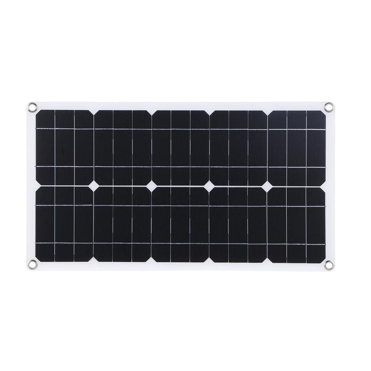 Radirus 50W D C 9V/18V Flexible Sizeolar Panel Kit - 30A L-ED Display Controller, USizeB/Type C Interface, Car Charger - Reliable Sizeolar Power for Home