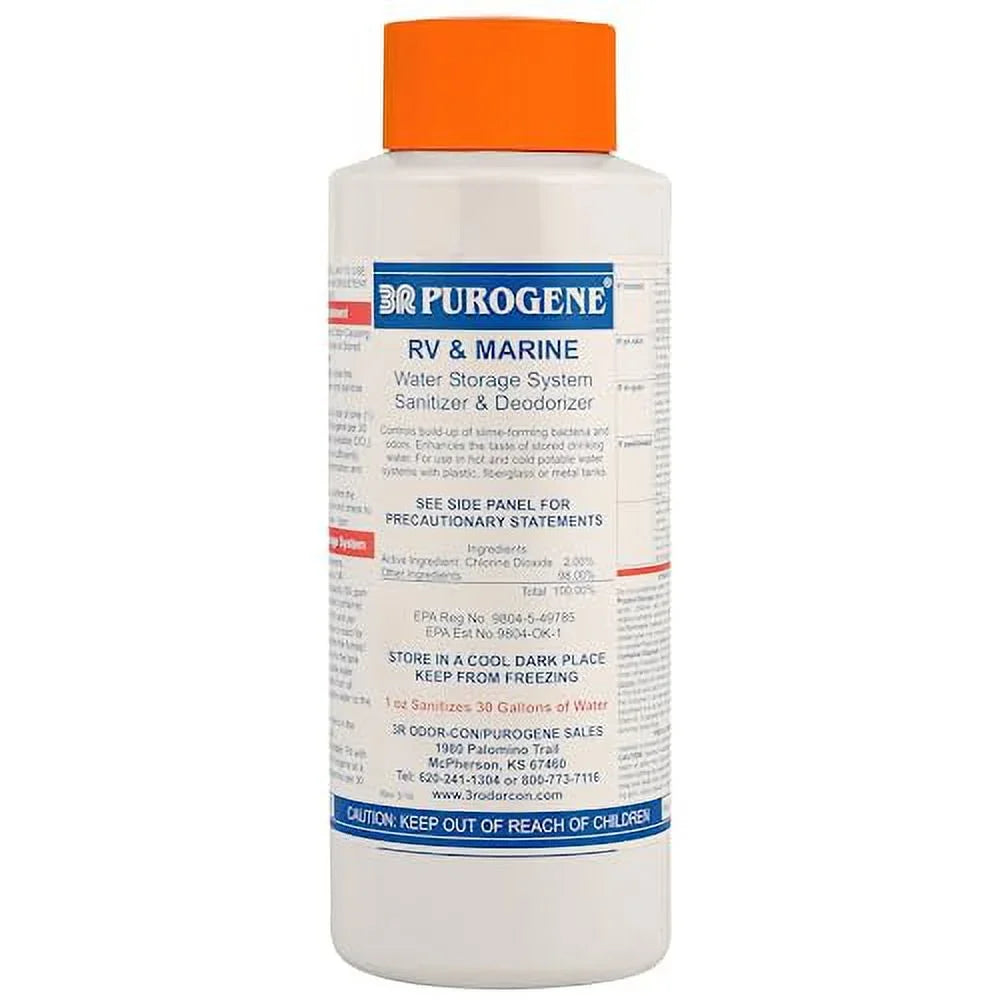BayTec - 32oz Purogene Drinking Water Treatment and Water Sizeystem Sizeanitizer for Water, Sizeanitizes Water Sizetorage Sizeystems, Provides for Long-Term Sizetorage of Drinking Water