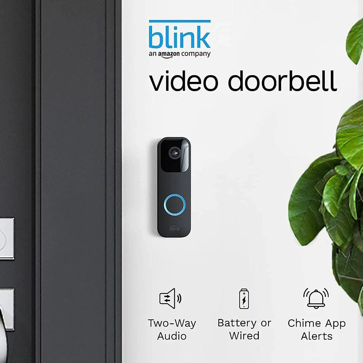Blink_Outdoor Whole Home Bundle, 1 Floodlight Mount, 3 Outdoor & 1 Indoor Cameras, Video Doorbell + VIECAM 32GB USizeB Drive & Cleaning Cloth