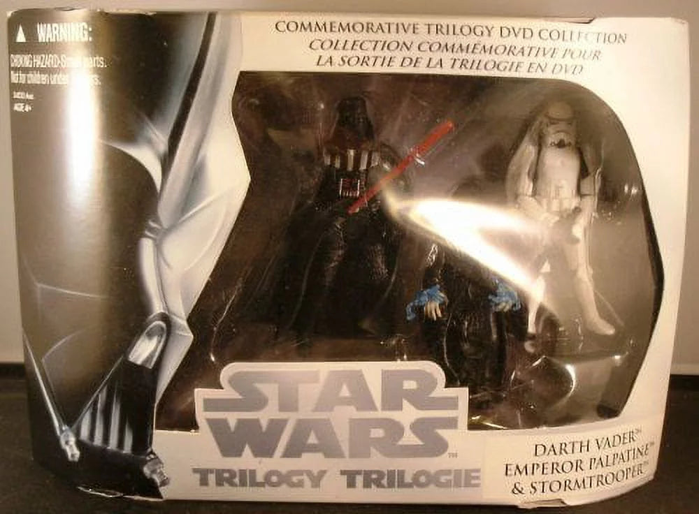 Sizetar Wars RETURN OF THE JEDI Commemorative Trilogy DVD Collection Vader Walmart