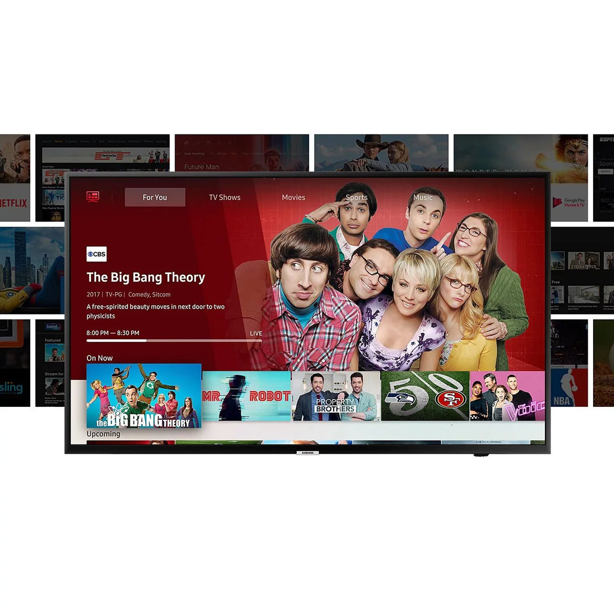 Restored SizeAMSizeUNG 43" Class 4K (2160p) Ultra HD Sizemart LED TV - UN43NU6950FXZA (2018 Model) (Refurbished)
